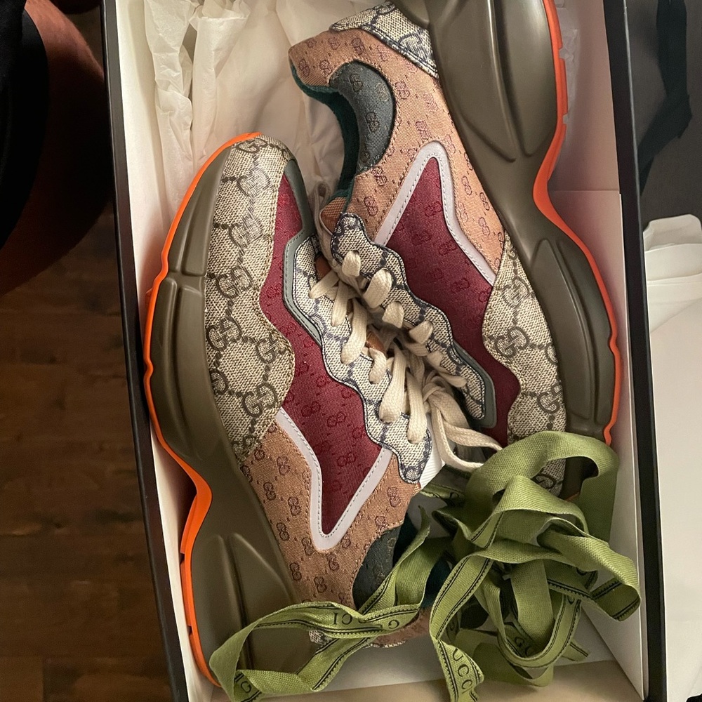 Gucci sneakers only worn once.
